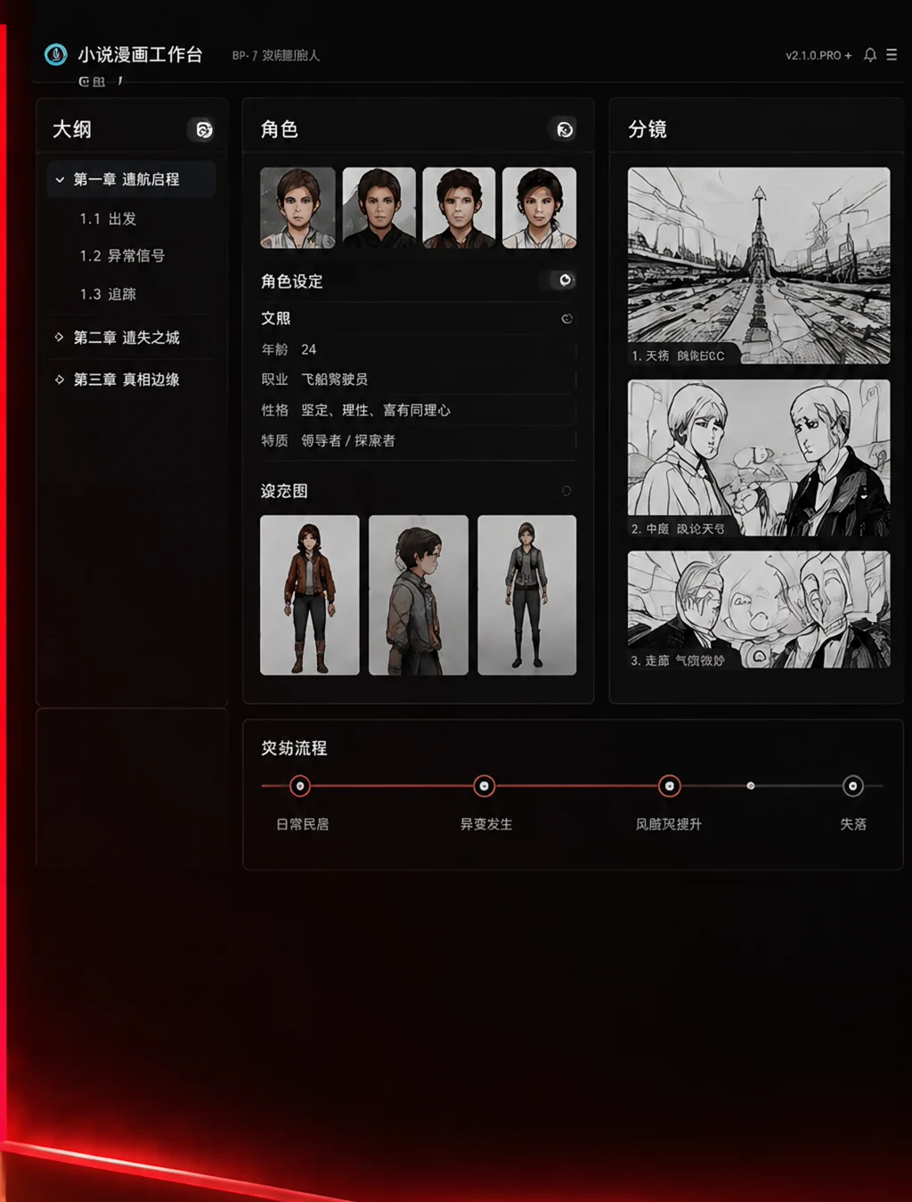 小說與漫畫工作台主視覺